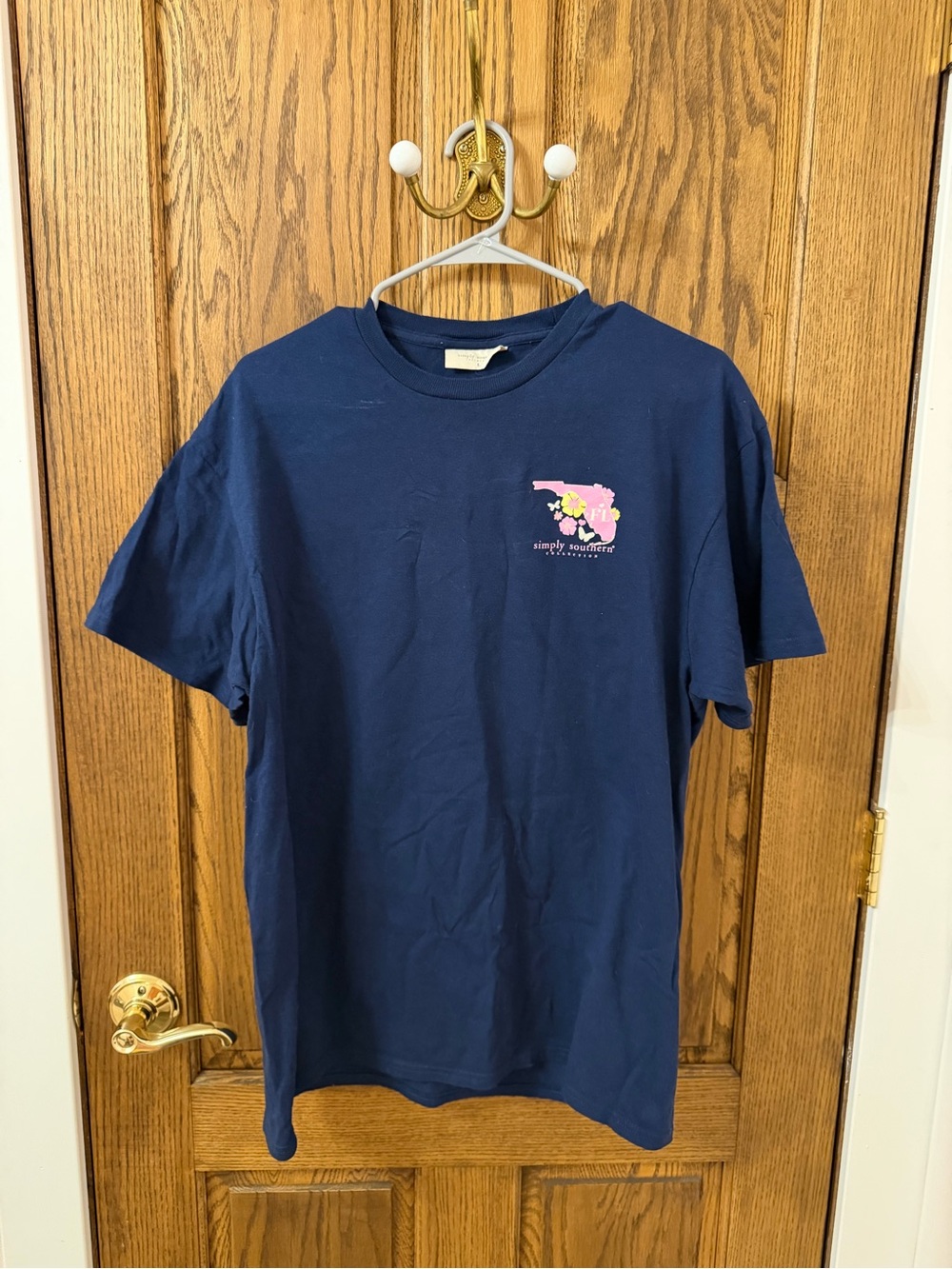 Simply Southern Navy Florida Floral Graphic Tee